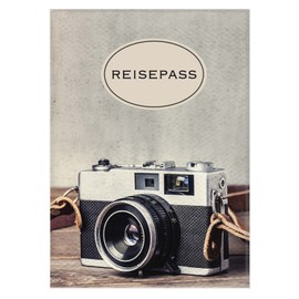 Cozy Racoon Passport Holder for Adults and Children | High Quality Passport Cover | Protective Cover, camera, Classic