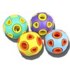 SCHITEC Dog Balls with Bell Sound, [4 Pack] Rubber Bouncy