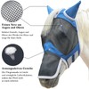 Gallopoff Fly Mask Horse, Horse Mask with Ears and Nose