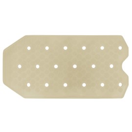 Lashuma Sissi Safety Insert with Dots Motif, Plain Bath Mat, Falken Brown, Rubber Bath Mat, 72 x 36 cm