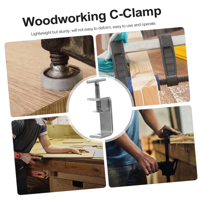 CHILDWEET 2Pcs Heavy Duty Table Clamp Sturdy Desk Side Clamp