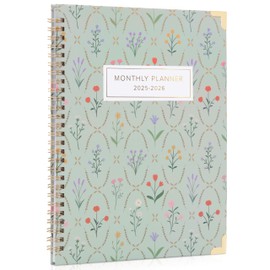 Beautiful 2025-2026 Monthly Planner and Calendar Book - To Do List Notebook That Easily Organizes Your Tasks to Boost Productivity - Runs From June 2025 Until December 2026