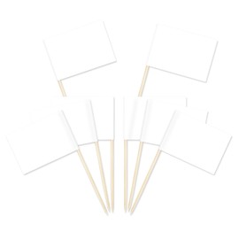 Toothpicks Food Signs for Party Buffet Cheese Labels for Charcuterie Board Accessories Food Tags for Buffet Decorative Toothpicks for Appetizers100 Pcs Cocktail Toothpicks Flags Blank Topper Sticks