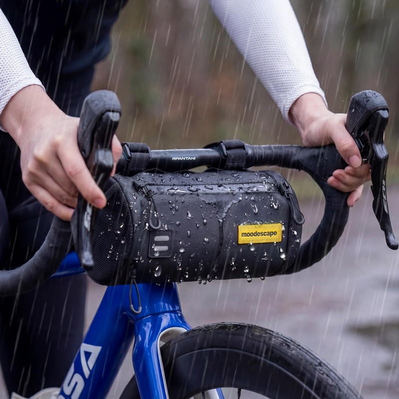 moodescape Bicycle Handlebar Bag, 2.5 Litres, Waterproof, Bicycle Bag, Handlebar