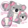 PinkSheep Koala Diary with Lock and Keys, Plush Koala Journal