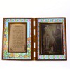 C BC Stained glass double frame plaque with Prayer to