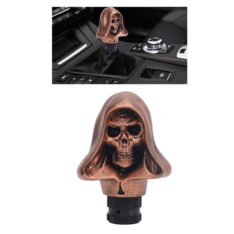Skull Shift Knob Universal Resin Skeleton Head Gear Shift Knobs