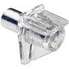 Pack of 20 Shelf Support 6 mm Plastic Transparent with