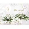 Party Deco Conf. 3 Round Paper Rosettes, White, Pack