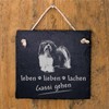Slate Board Havanese Life, Love, Laugh - Walking - 11