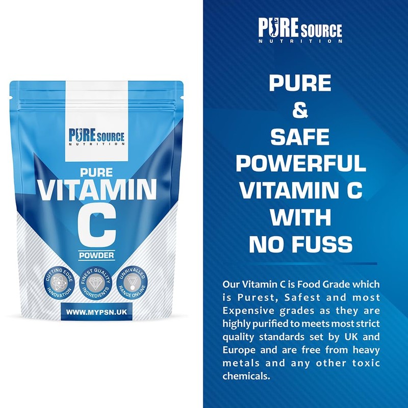 Pure Source Nutrion Ascorbic Acid 250g