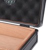 Aluminum Shell Cedar Lined Cigar Humidor Storage Case Portable Gift