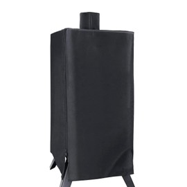 Blackhoso Pellet Smoker Cover for Pit Boss PBV3P1 3 Series Vertical Pellet Smoker, 600D Heavy Duty Waterproof UV Resistant Cover 73551, Zipper Design, Outdoor Barbeque Grill Accessories