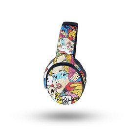 MightySkins Glossy Glitter Skin Compatible with Skullcandy Crusher ANC 2 - Cartoon Mania | Protective, Durable High-Gloss Glitter Finish | Easy to Apply
