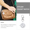 LAoabyoe Clip On Nurse Watch with Second Hand, Glow in