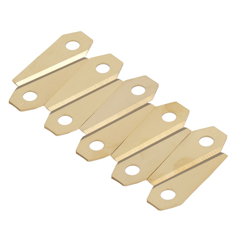 30pcs Robotic Lawnmower Blades Titanium Sturdy Practical Robot Mower Blades