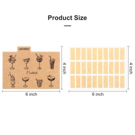 Outus 36 Pcs 4 x 6 Inch Recipe Card Dividers Tabs Recipe Box Dividers Include 24 Labelled and 12 Blank Tabs 60 Adhesive Labels Fit Cards for Box Organize (Classic Style)