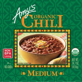 Amy's Organic Medium Chili, Vegan, 14.7 oz.