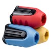 Mesee 3Pcs Removable Screwdriver Bit Magnetizer Ring Plastic Magnetic Screw