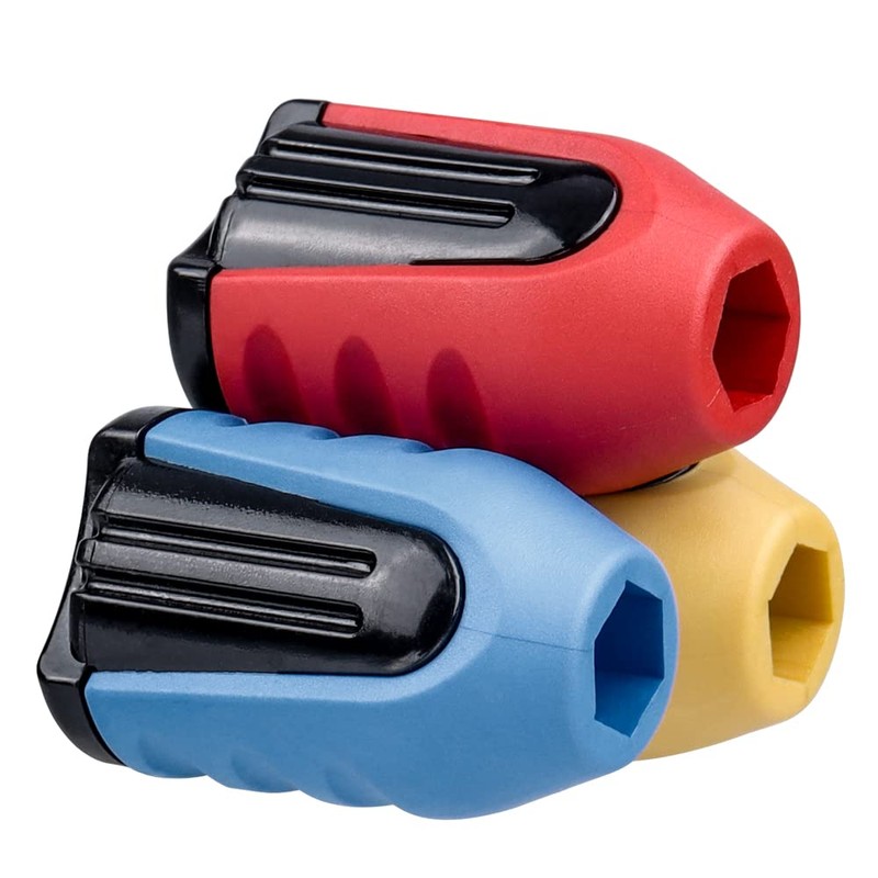 Mesee 3Pcs Removable Screwdriver Bit Magnetizer Ring Plastic Magnetic Screw