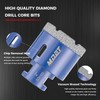 9 Pack Premium Diamond Drill Bit Set - Versatile Tools
