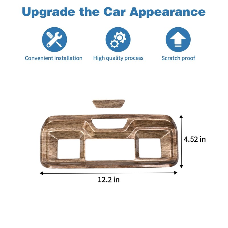 PDKLIN for Silverado Rear Air AC Vent Cover Trim Panel