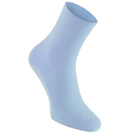 Calcetines de algodón elástico DIABÉTICO para pies descubiertos para hombres y mujeres, 8 x multicolor, 11.5-13
