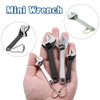 TopHomer Small Spanner Adjustable Wrench Non-Slip Mini Jaw Spanner Wrench