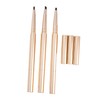 Mikinona 3pcs Eyebrow Pencils Smudge Dual-ended Brow Makeup Deep and