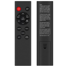New Replace Remote Control fit for Saiyin Soundbar DS6301 DS6302 DS6302L DS6343S DS6345S DS6401D DS6401D+ DS6401S DS6403 DS6405 DS6541SB DS6301S DS6301H-Pro DS6301H-Plus