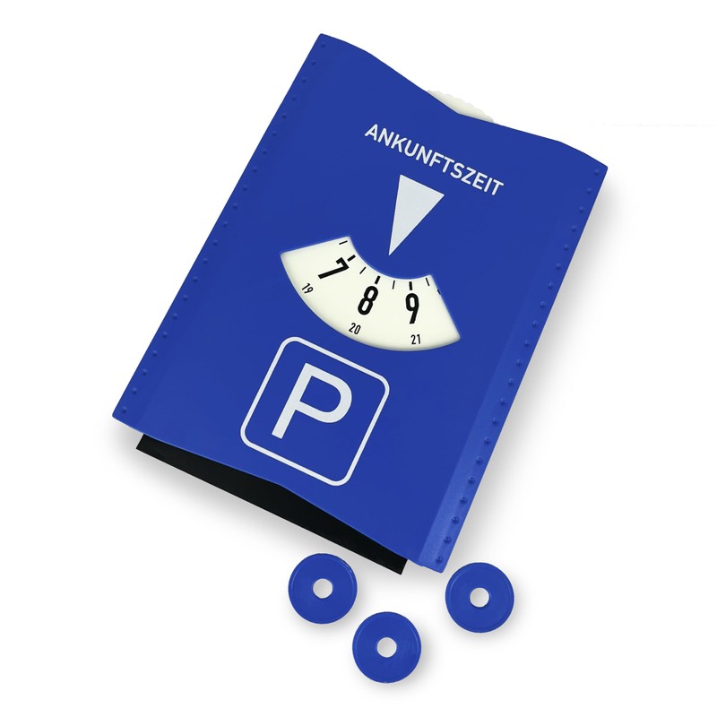 Truento Parking Disc with Ice Scraper and Rubber Lip Made