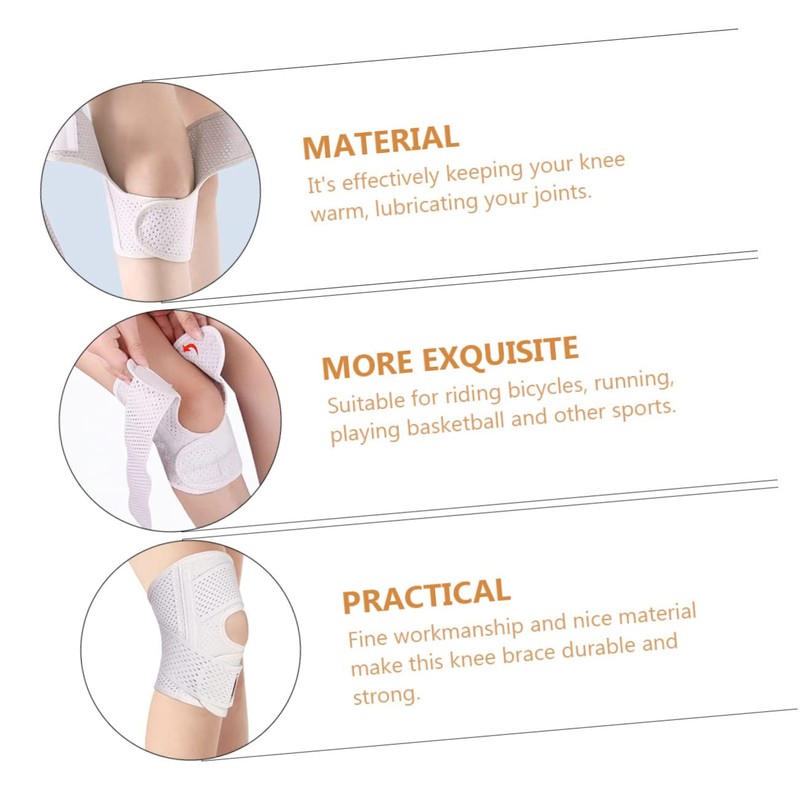 TOVINANNA Adjustable Sports Knee Strap Breathable Lightweight for Running Cycling