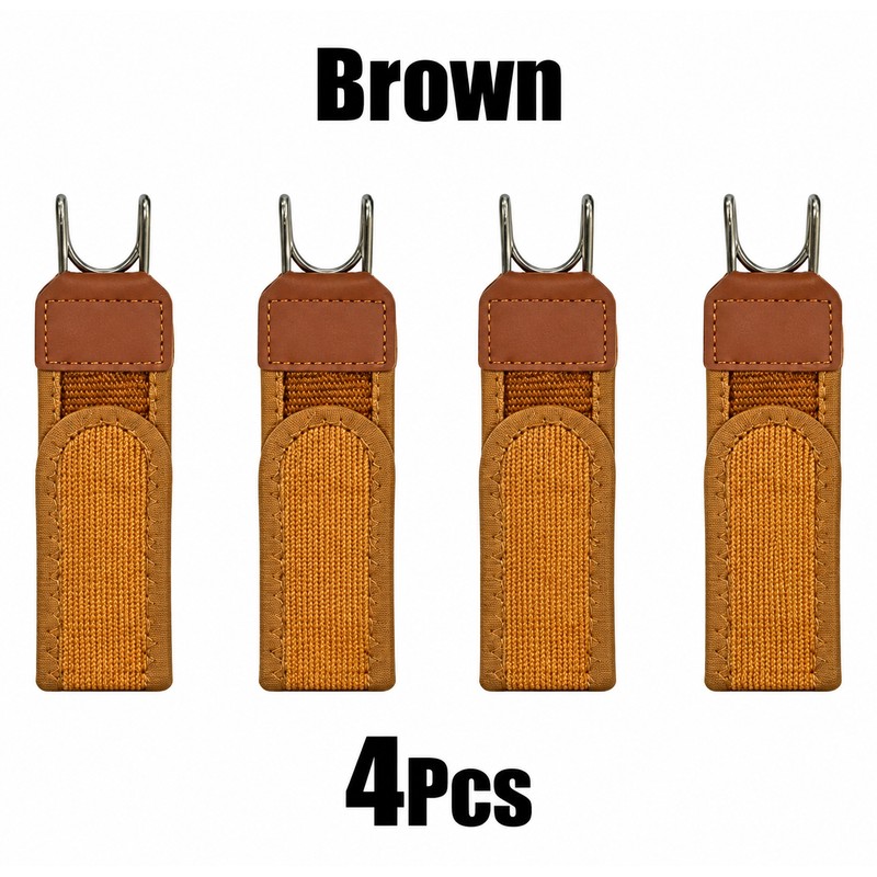 Adjustable Buckleless Belt for Men's Pants – Elastic Hook Waist