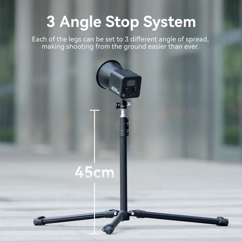Ulanzi ​Ulanzi TT43 Adjustable Portable Tripod Reversible Light Stand for