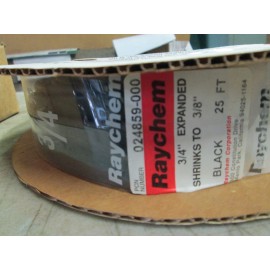 Raychem RNF-100 Thin-Wall Heat Shrink Tubing RPN: 024589-000 3/4" Expanded (NIB)