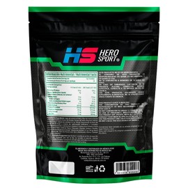 Hero Sport Electrolitos en Polvo Sabor Limón 150g. 30 Porciones por envase, Magnesio Marino Francés SIMAG, Zinc Suizo L-Optizinc, Cloruro de Potasio, Calcio, Endulzado con Monk Fruit, Bottle Free. Incluye Cuchara Medidora