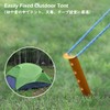 TRIWONDER U-Shape Aluminum Alloy Lightweight Stake Pegs for Beach Camping