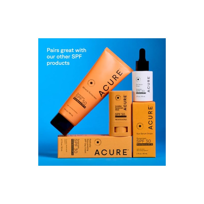 Acure | Protector Solar Mineral FPS 50 | Con Escualano