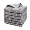 Yamfurga 6 Packs Classic Style Microfiber Kitchen Dish Cloth and