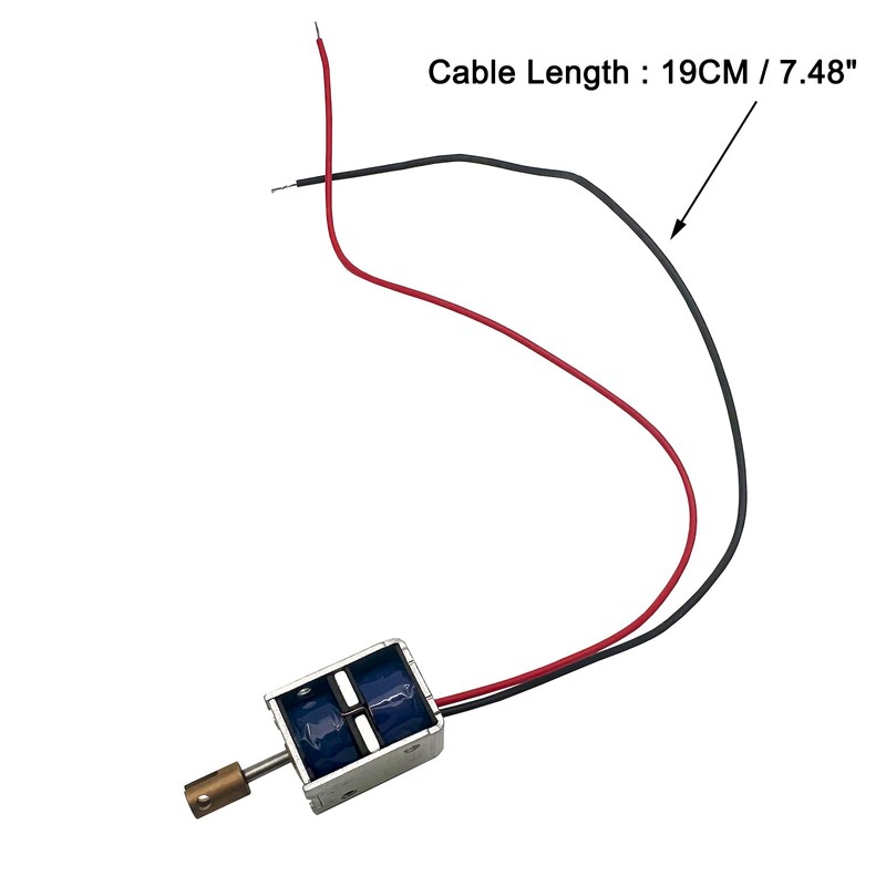 2PCS Mini Push Pull Linear Solenoid Electromagnet 5mm Stroke Open