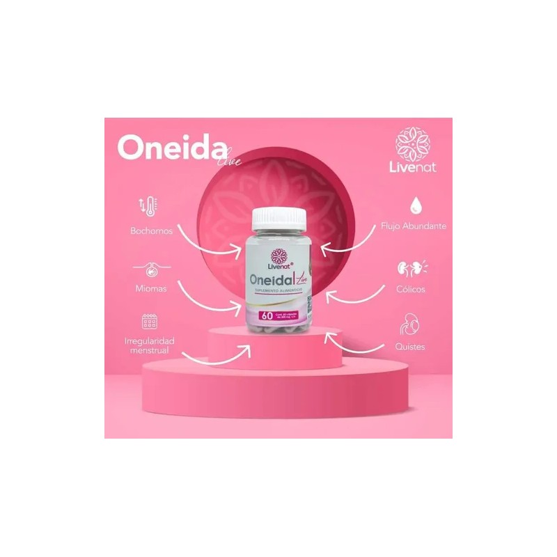 Suplemento En Cpsula Livenat No Especificado De Oneida X 750mg