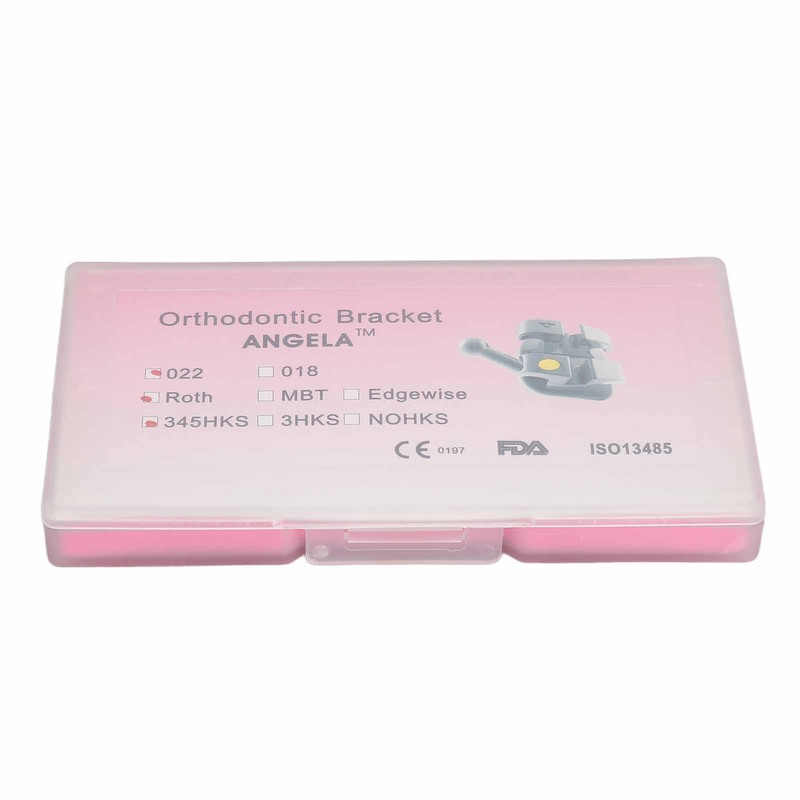 20PCS Teeth Brackets 0.022in 345 Hooks Highly Polished Professional Tooth