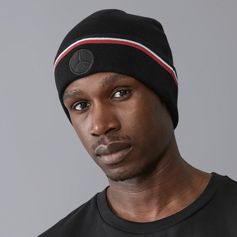 Mercedes AMG Petronas F1 2024 Team Beanie - Black -