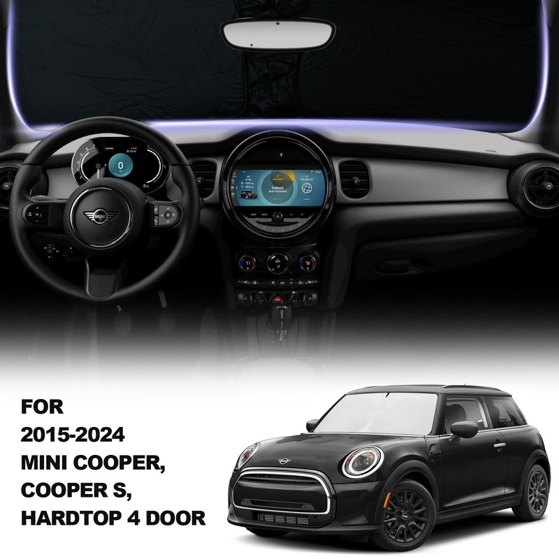 Front Windshield Sunshade fit for 2015-2024 Mini Cooper Cooper S