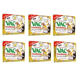 FIND A SPARE 6 Pack Vac Fresheners Spring Meadow Extra Strenght For Pet Lovers (Spring Meadow, 36)