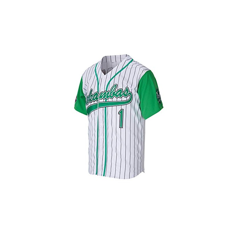 Kekambas Men's #1 G-Baby Jarius Evans Hardball Movie Baseball Jersey