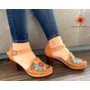COLORES DE MEXICO MX - Mexican Leather Shoes with Embroidered