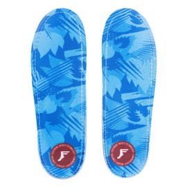 Footprint Insole Technology Kingfoam Orthopädische Einlegesohlen, niedriges Profil, Blau Camo, Größe 46/47