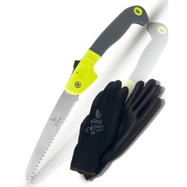 Könnig Foldable Hand Held Pruning Saw (RAZOR SHARP 7" BLADE) Compact Design Jab Saw - Japanese Design Hand Saw