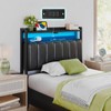 GREENSTELL Headboard for Bed with Storage, Upholstered Headboards with Charging